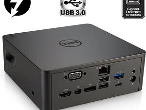 Док-станция Dell Thunderbolt Dock TB16 K16A / VGA, miniDP, DisplayPort, HDMI, Thunderbolt 3 / USB 3.0 / Gigabit Ethernet