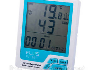 Домашній термогігрометр Flus FL-201