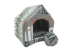 Будиночок для собак і котів бязь 345х390х385