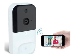 Домофон SMART DOORBELL wifi бездротовий домофон відеодомофон камера спостереження / 3*18650 / 3268