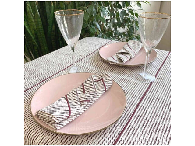 Стежка на стіл Прованс Avantime Мираж Бордо 40х140 см (17313) - Фото 3