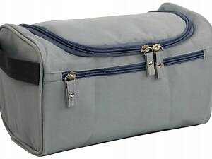 Дорожня косметичка несесер з гачком для підвішування Edibazzar Сірий (3064100539713)