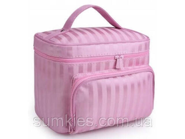 Дорожня косметичка, б'юті кейс 5L Trip Story 17x22x15 рожевий - Фото 1