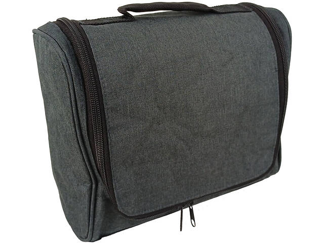 Дорожня косметичка, несесер, б'юті кейс LS сіра - Фото 2