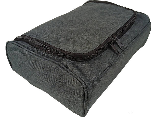 Дорожня косметичка, несесер, б'юті кейс LS сіра - Фото 4