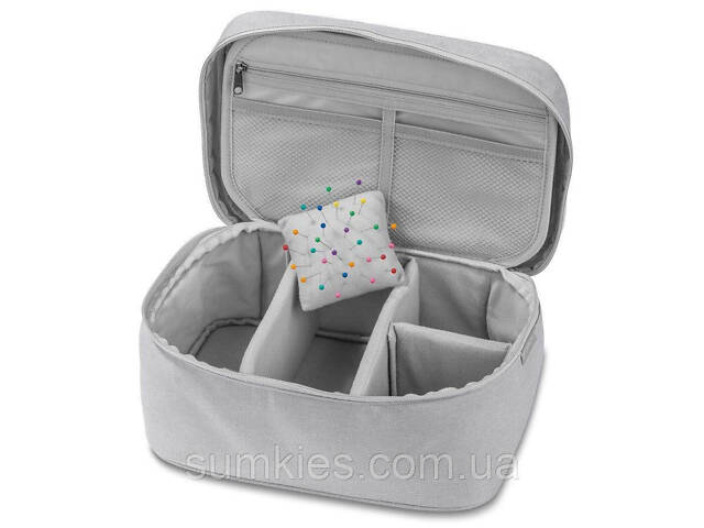 Дорожня косметичка, несесер, б'юті кейс Topmove сіра - Фото 2