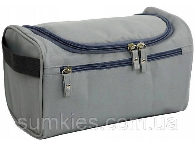Дорожня косметичка, несесер Edibazzar сірий - Фото 3