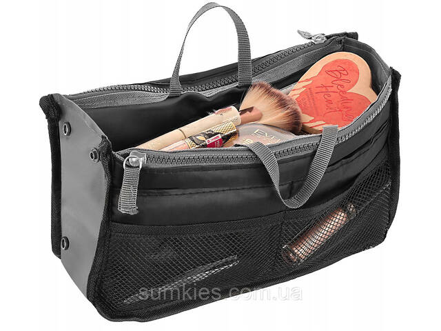 Дорожня косметичка Satis чорний - Фото 3