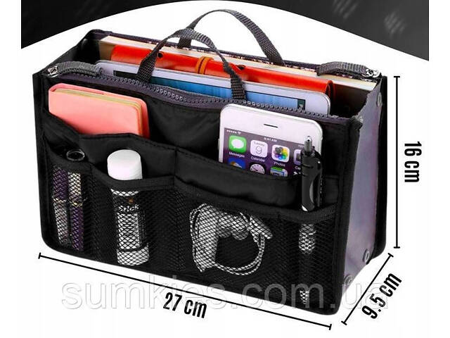 Дорожня косметичка Satis чорний - Фото 8