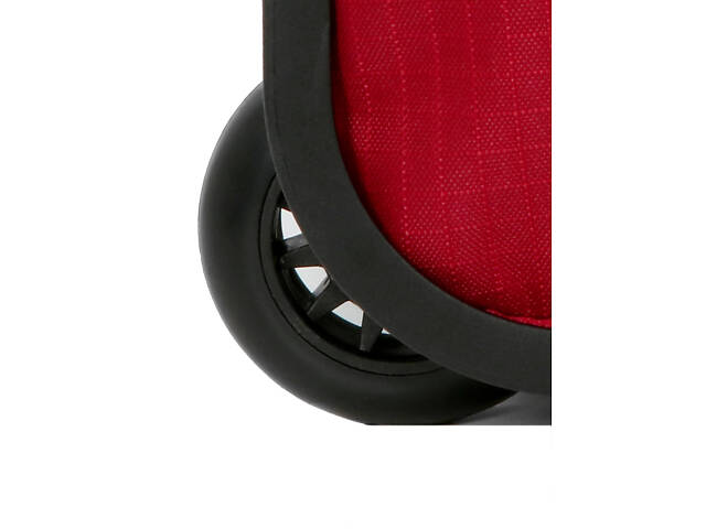 Дорожная сумка на колесах малая S тканевая Worldline 898 45л Красная - Фото 12