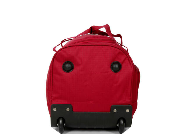 Дорожная сумка на колесах малая S тканевая Worldline 898 45л Красная - Фото 9