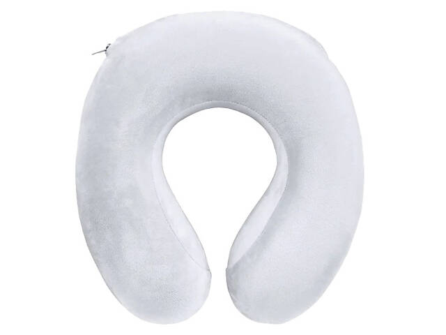 Дорожная подушка под шею Livarno Home серая - Фото 1