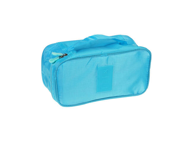 Дорожный органайзер для белья и косметики, голубой - Фото 1