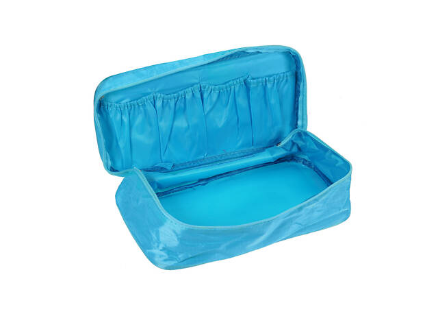 Дорожный органайзер для белья и косметики, голубой - Фото 3