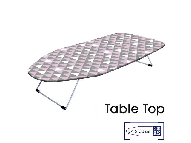 Доска для глажки Casa Si Table Top 73x30 White/Pink Triangle (CS95159P168) - Фото 1