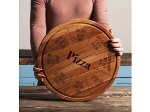 Доска для нарезки 'Pizza Board Game', 30 см, английский