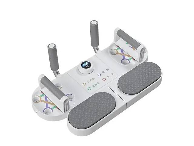 Доска для отжиманий с упорами RIAS JT-999-1 с таймером Grey
