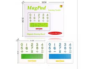 Доска учебная магнитная цифры MagPad TSQ-406 TELSCH (магнитный планшет)