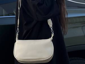 Сумка жіноча нова трендова з ремінцем Український орнамент