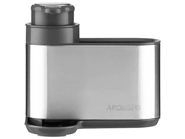 Дозатор для рідкого мила Ardesto Minimalism Органайзер для миючих засобів Сірий (ARHB3102GS) - Фото 6