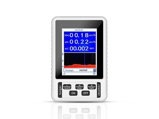 Дозиметр радиации бытовой радиометр счетчик Гейгера Nectronix BR-9B-XR1, белый - Фото 3