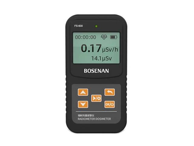 Дозиметр радиометр бытовой, счетчик гейгера - прибор для измерения радиации Bosean FS-600 - Фото 1