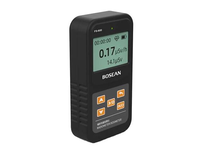 Дозиметр радиометр бытовой, счетчик гейгера - прибор для измерения радиации Bosean FS-600 - Фото 2
