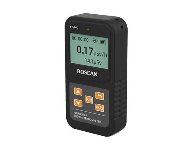 Дозиметр радиометр бытовой, счетчик гейгера - прибор для измерения радиации Bosean FS-600 - Фото 3