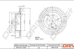 DP1010.11.0434 Drive+ - Гальмівний диск