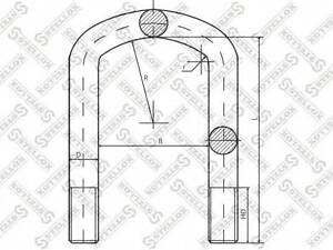 Драбина ресори M24x300x152 BPW 0313841134
