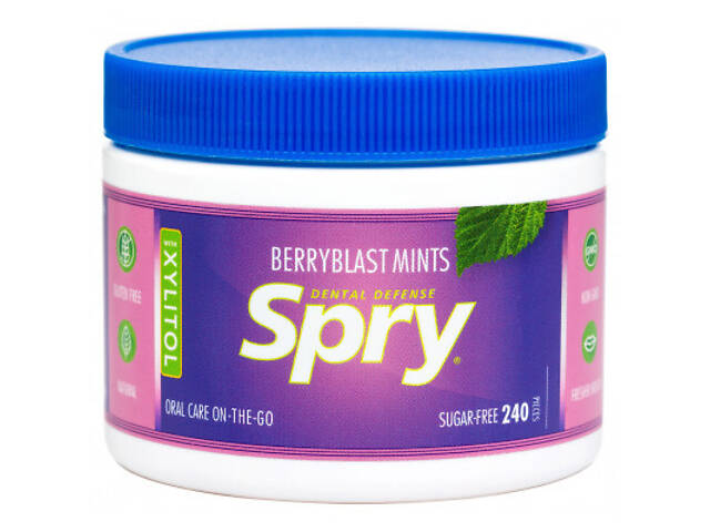 Цукерки з ксилітом Spry натуральний ягідний вибух 240 шт. (700596000087) - Фото 1