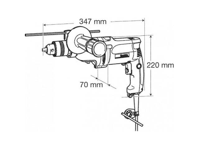 Дриль Makita DP4011 - Фото 2
