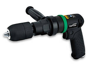 Пневмодрель реверсивна 1/2' (500об/хв; самозажимних патрон) TOPTUL KAQA1650