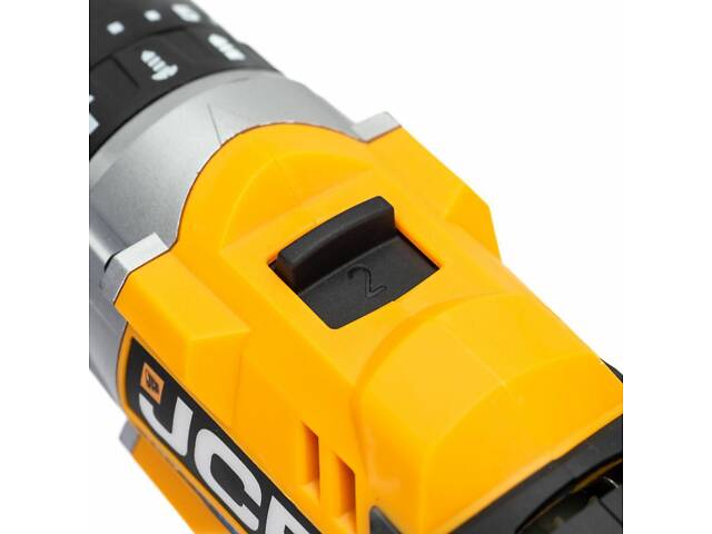 Дрель-шуруповерт аккумуляторная (JCB-18CD-B-E) 18V, max 45Nm в комплекте с зарядным устройством (JCB-18VFC-E) 2.4A и бат - Фото 5