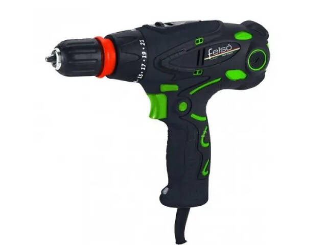 Дрель-шуруповерт PD800/2Q FELSŐ: 800Вт, 2 скорости, 350/750 об/мин.