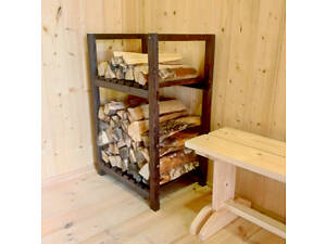 Дровница для бани 'Квета' капучино