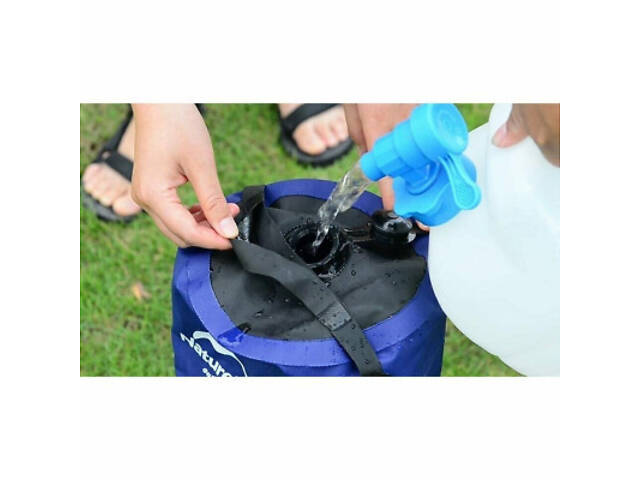 Портативний душ Naturehike NH17L101-D Blue (6927595721872) - Фото 5