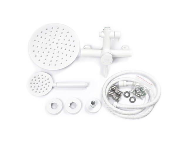 Душова колона зі змішувачем Mixxus SUS-003-J White SUS304 (MI5757) - Фото 3