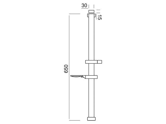 Душова стійка з душовим комплектом (55A) AQUATICA (9792155) - Фото 3