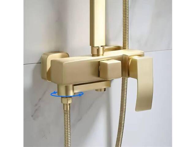 Душова система FUTURA GRETA Матове золото - Фото 4