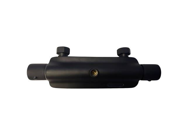 Душовий гарнітур 2 в 1 стаціонарний і ручний душ із латуні з функцією масажу, Чорний - Фото 3