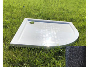 Душовий піддон «Жасмін» 900/R500 Меланіт H100 глянець