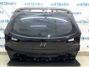 Дверь багажника голая со стеклом Hyundai Tucson 16-18 черный NKA