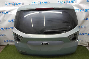 Дверь багажника в сборе Ford C-max MK2 13-18 голубой YQ, тычки, примята эмблема