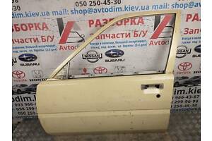 Дверь передняя левая желтая Nissan Sunny 87 8010160M30