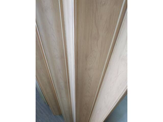 Двері-ширма-гармошка Сосна Медова 820х2030х0,6 мм №10 міжкімнатні пластикова глуха - Фото 5