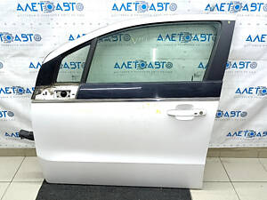 Дверь в сборе передняя левая Chevrolet Volt 11-15 белый GAZ, keyless, тычки, царапины