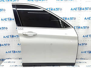 Дверь в сборе передняя правая BMW X1 F48 16-22 keyless, белый A96, тычки, царапины на накладке