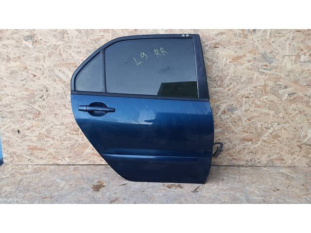 Дверь задняя правая дверь голая Mitsubishi lancer 9 sedan 2003-2009 (задняя правая дверь голая бу) - Фото 1