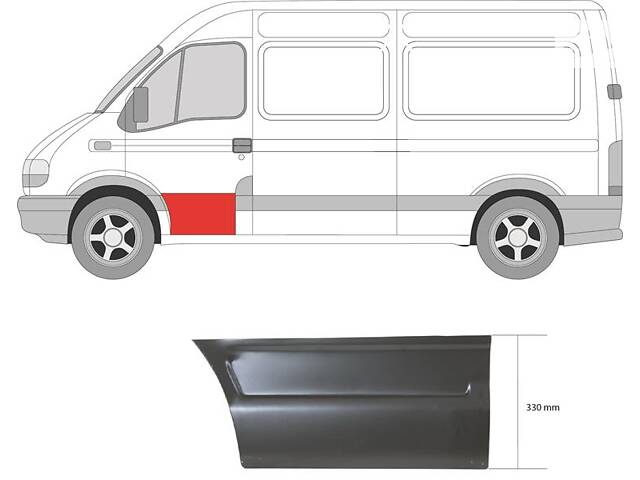 Двері, кузов IVECO DAILY / OPEL MOVANO A (X70) / RENAULT MASTER (FD) 1998-2014 г.